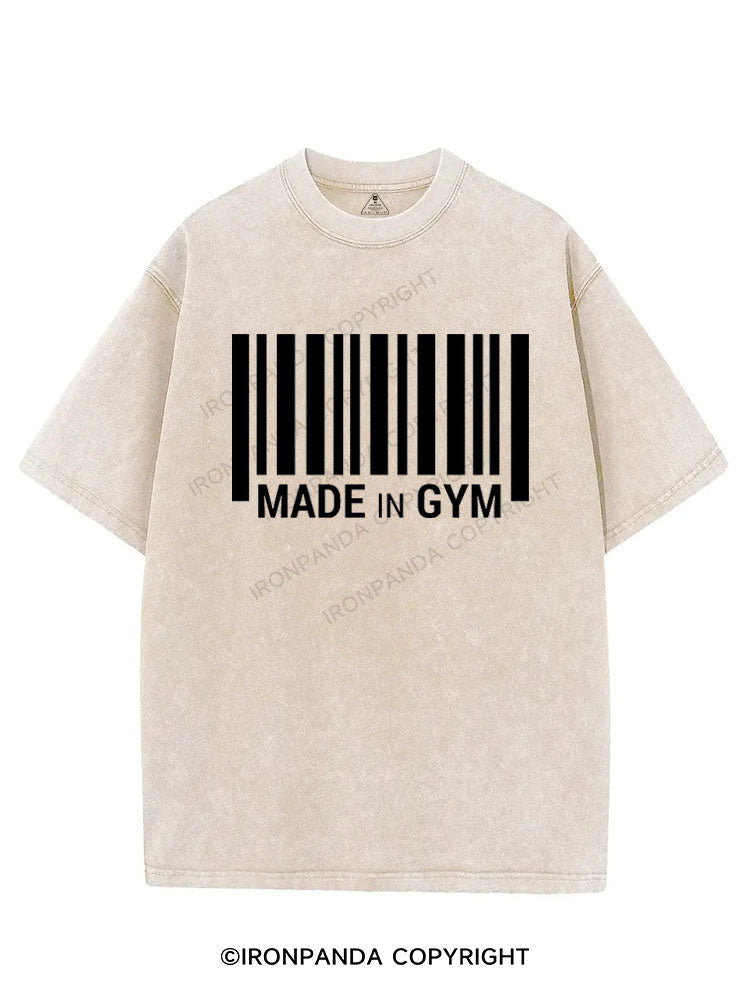 MADE IN GYM VINTAGE GYM SHIRT