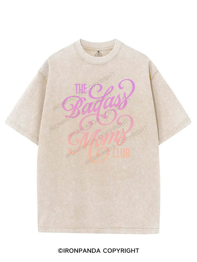 THE BADASS MOMS CLUB VINTAGE GYM SHIRT
