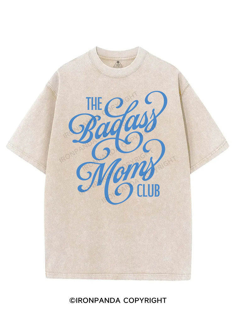 THE BADASS MOMS CLUB VINTAGE GYM SHIRT