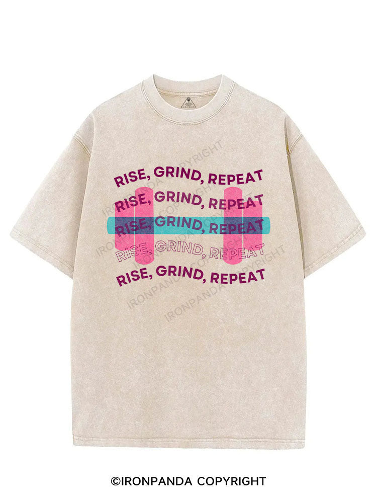 RISE, GRIND, REPEAT VINTAGE GYM SHIRT