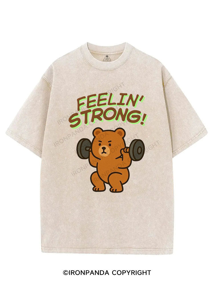 FEELIN' STRONG! VINTAGE GYM SHIRT
