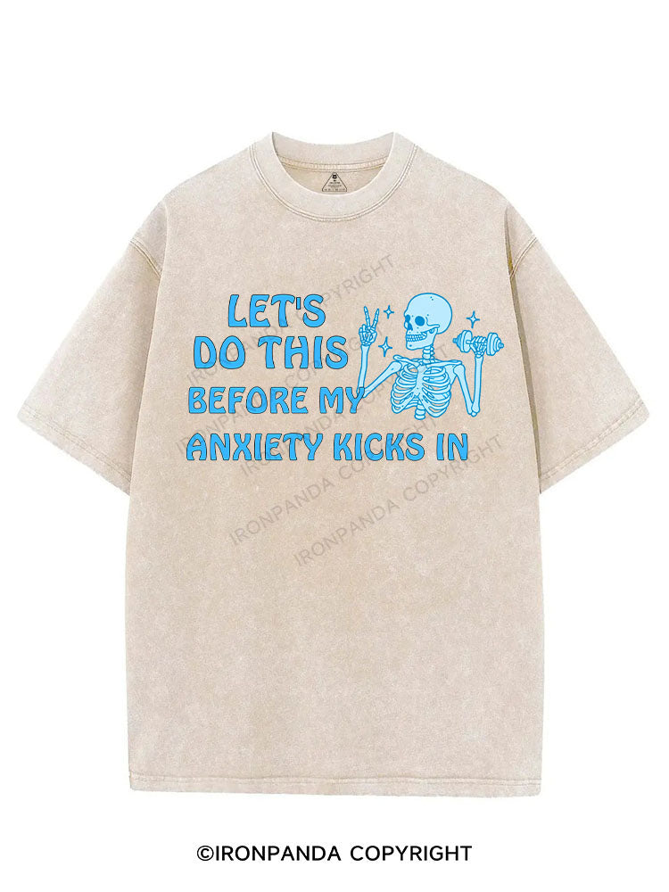 LET'S DO THIS BEFORE MY ANXIETY KICKS IN VINTAGE GYM SHIRT