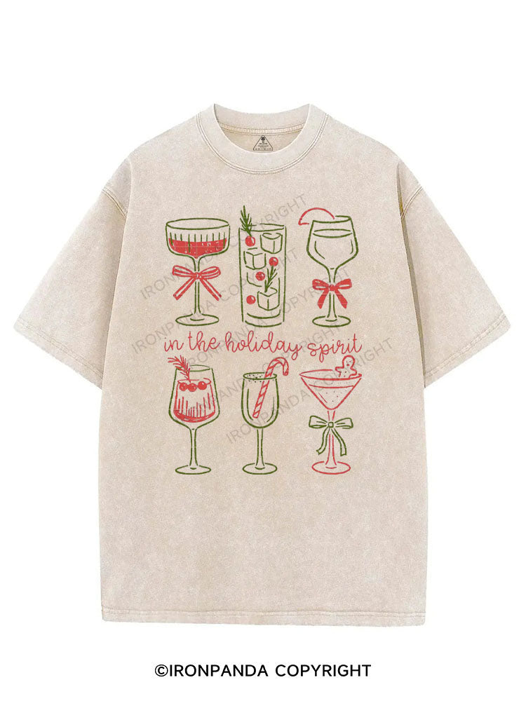IN THE HOLIDAY SPIRIT VINTAGE GYM SHIRT