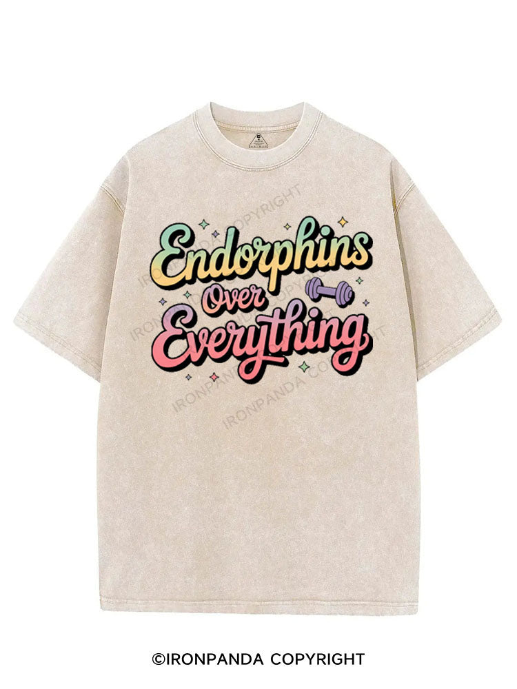 ENDORPHINS OVER EVERYTHING VINTAGE GYM SHIRT