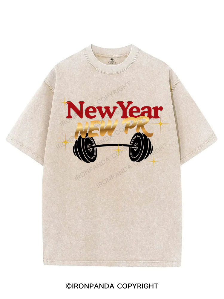 NEW YEAR NEW PR VINTAGE GYM SHIRT