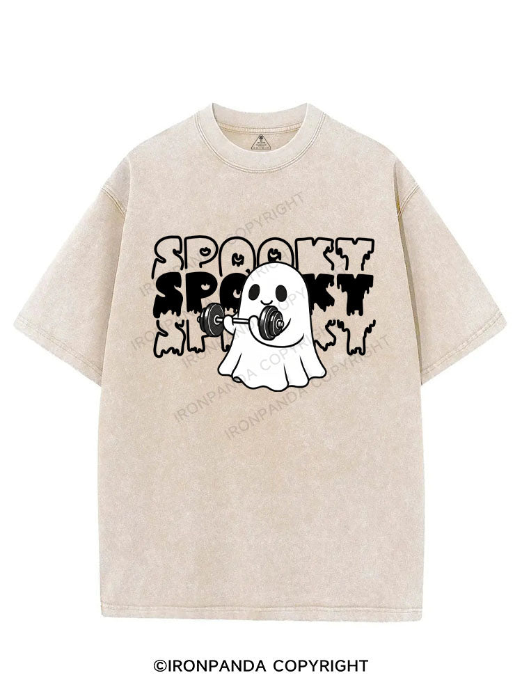 SPOOKY SPOOKY SPOOKY VINTAGE GYM SHIRT