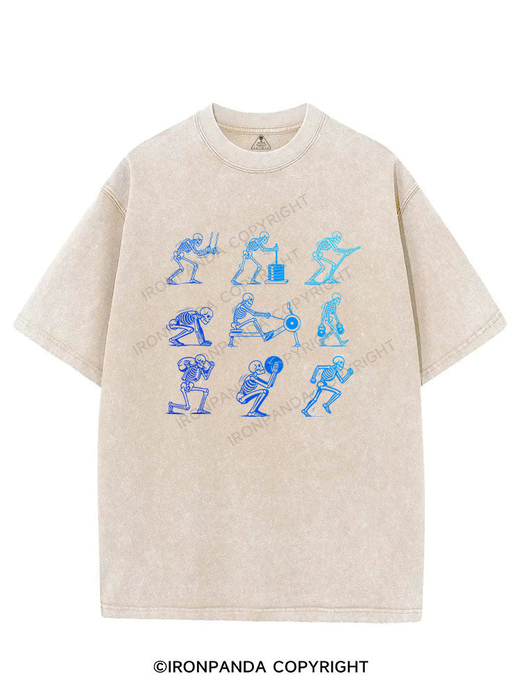 BONE BY BONE, REP BY REP VINTAGE GYM SHIRT