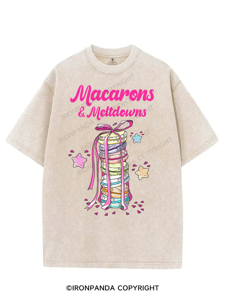 MACARONS & MELTDOWNS VINTAGE GYM SHIRT