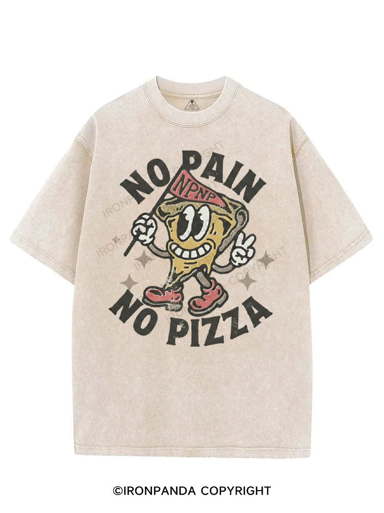 NO PAIN NO PIZZA VINTAGE GYM SHIRT