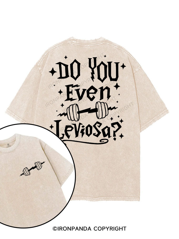 Do You Even Leviosa printed Gym Shirt