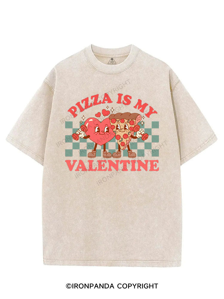 PIZZA IS MY VALENTINE VINTAGE GYM SHIRT