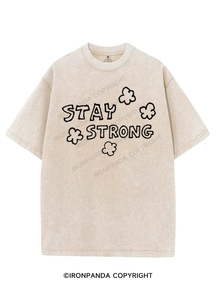 STAY STRONG VINTAGE GYM SHIRT