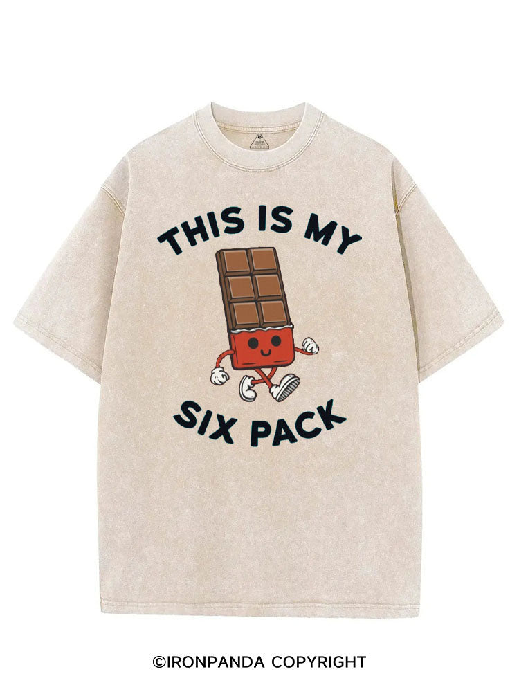 THIS IS MY SIX PACK VINTAGE GYM SHIRT