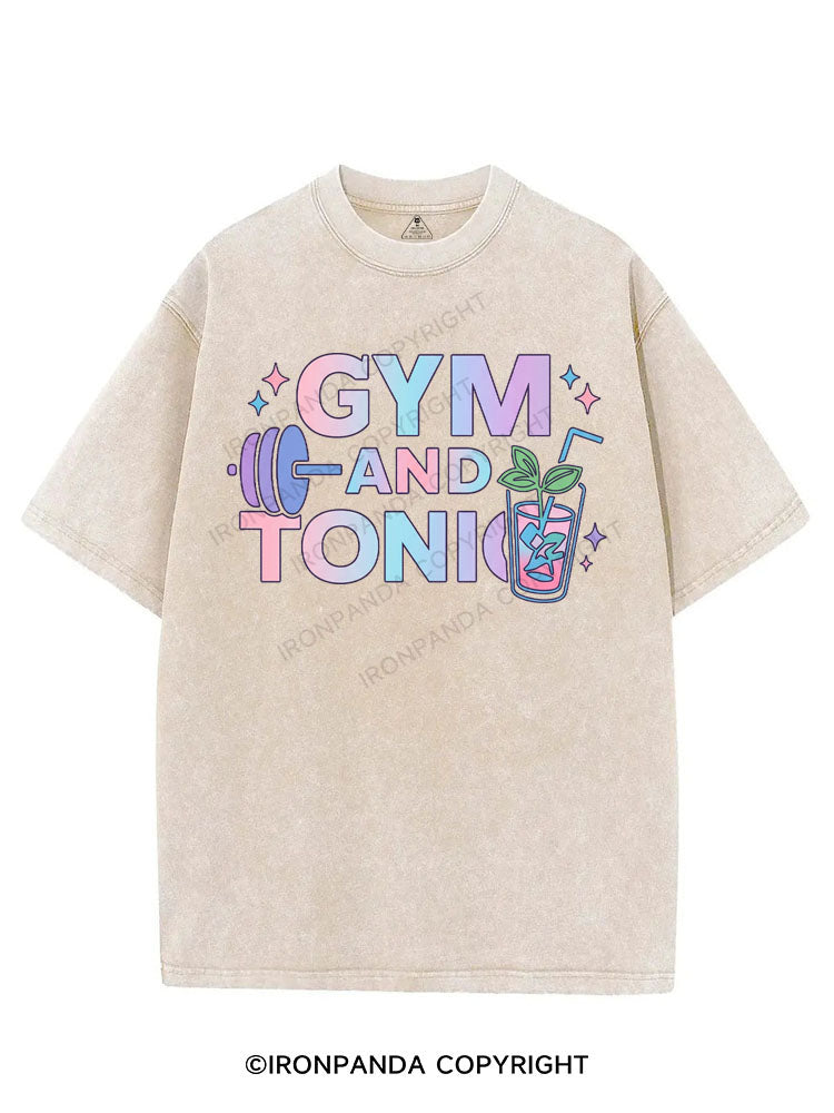 GYM AND TONIC VINTAGE GYM SHIRT