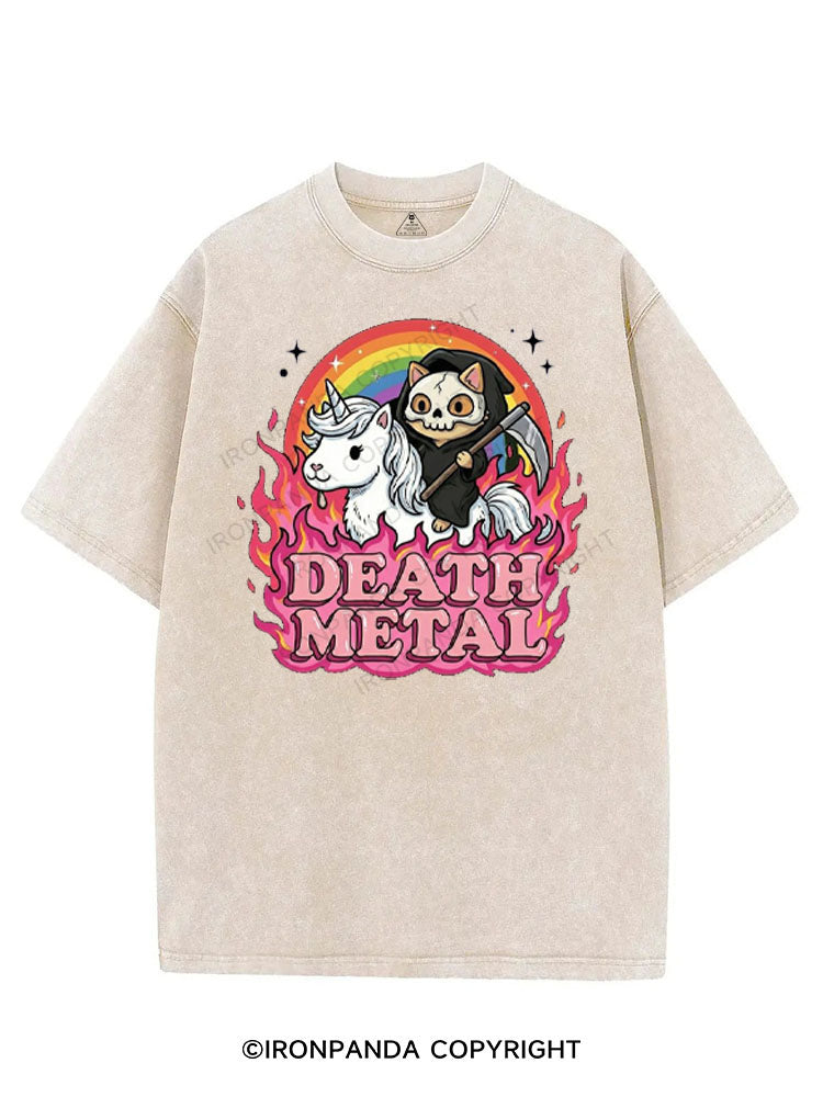 DEATH METAL VINTAGE GYM SHIRT