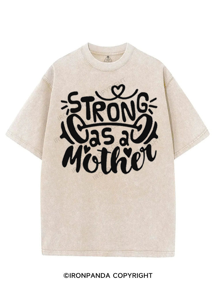 STRONG AS A MOTHER VINTAGE GYM SHIRT