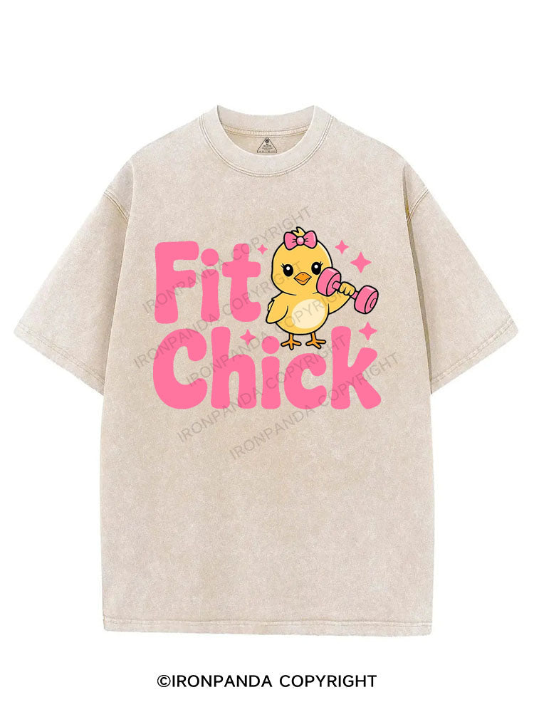 FIT CHICK VINTAGE GYM SHIRT