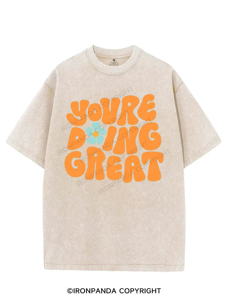 YOU RE DOING GREAT VINTAGE GYM SHIRT