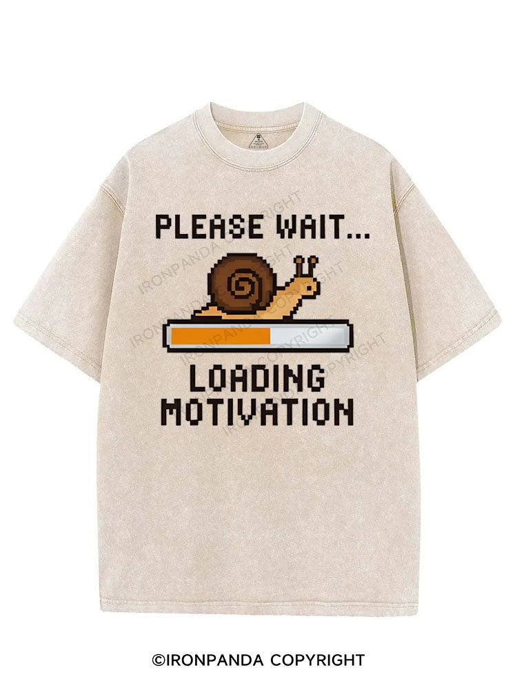 PLEASE WAIT... LOADING MOTIVATION VINTAGE GYM SHIRT