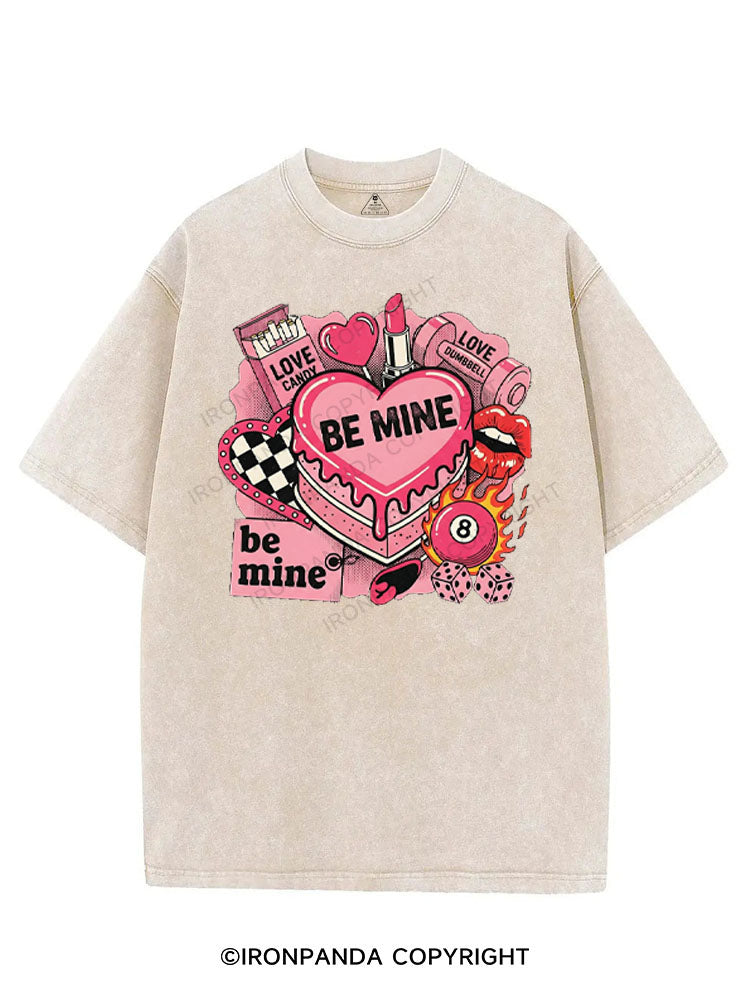 BE MINE VINTAGE GYM SHIRT