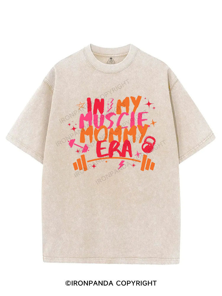 IN MY MUSCLE MOM ERA VINTAGE GYM SHIRT
