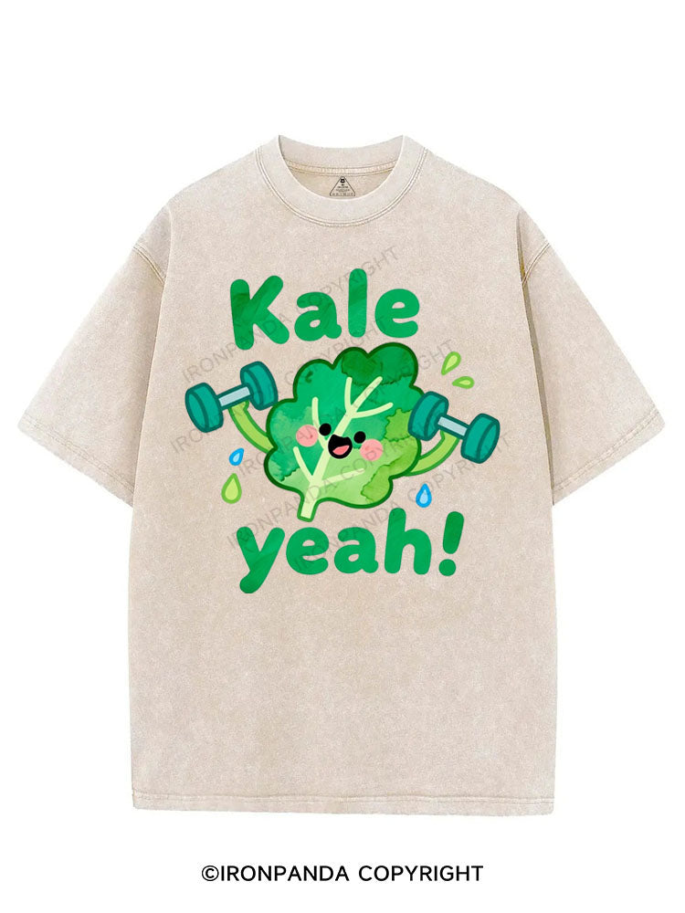 KALE YEAH! VINTAGE GYM SHIRT