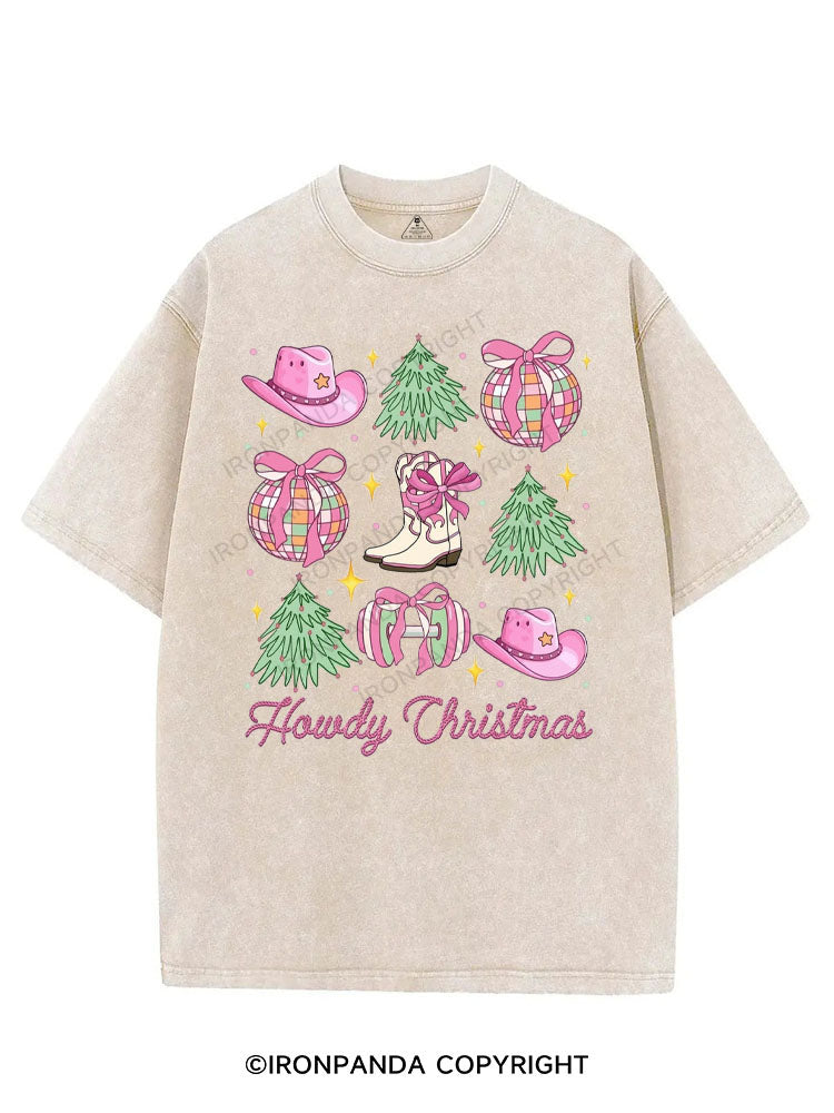 HOWDY CHRISTMAS VINTAGE GYM SHIRT