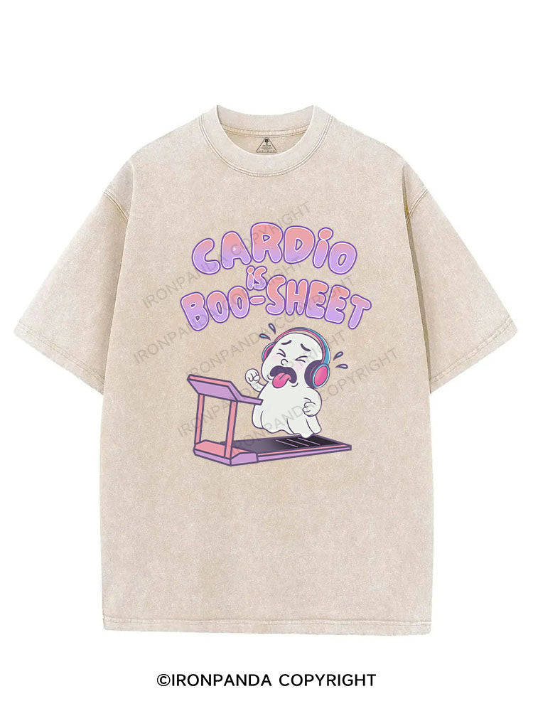 CARDIO IS BOO-SHEET Vintage Gym Shirt