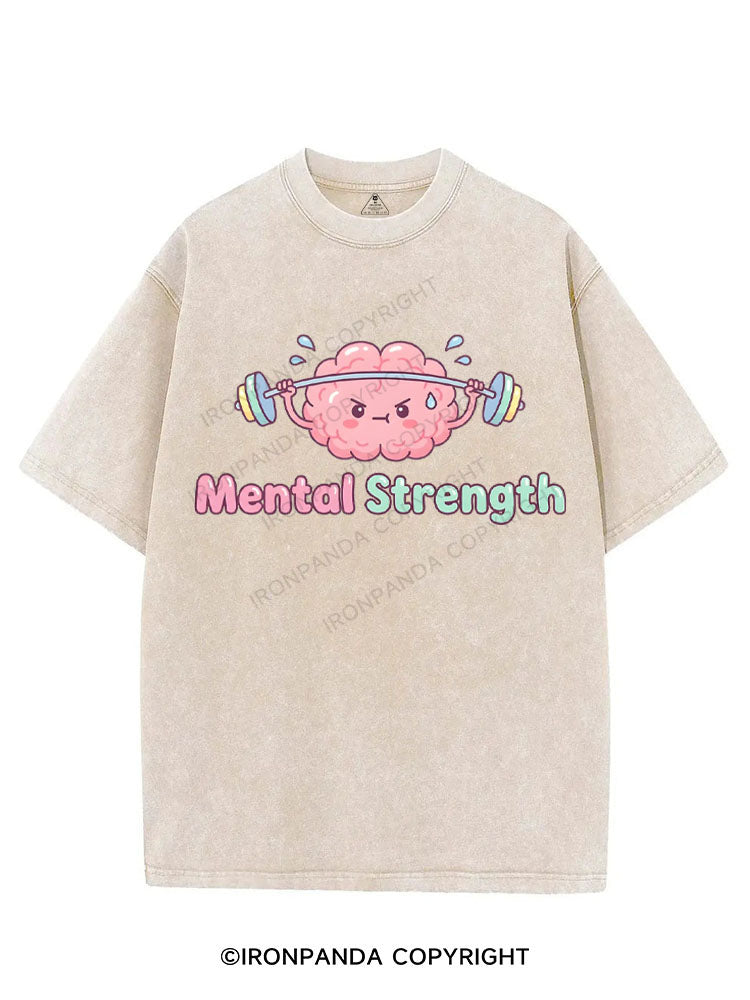 MENTAL STRENGTH VINTAGE GYM SHIRT