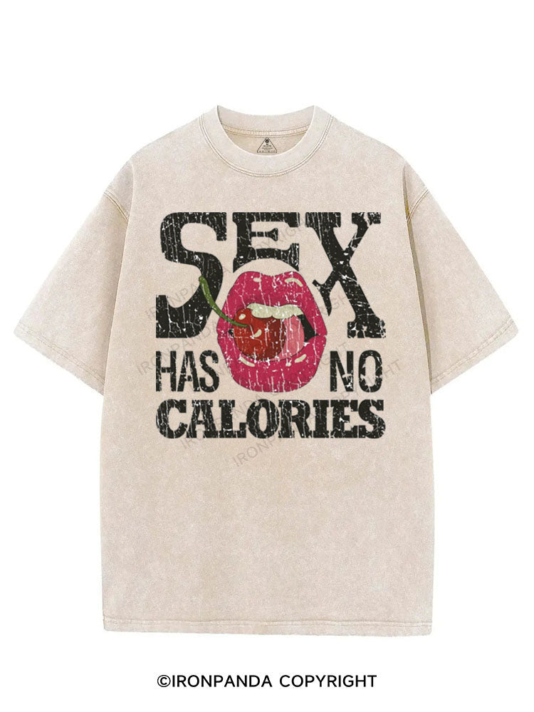 SEX HAS NO CALORIES VINTAGE GYM SHIRT