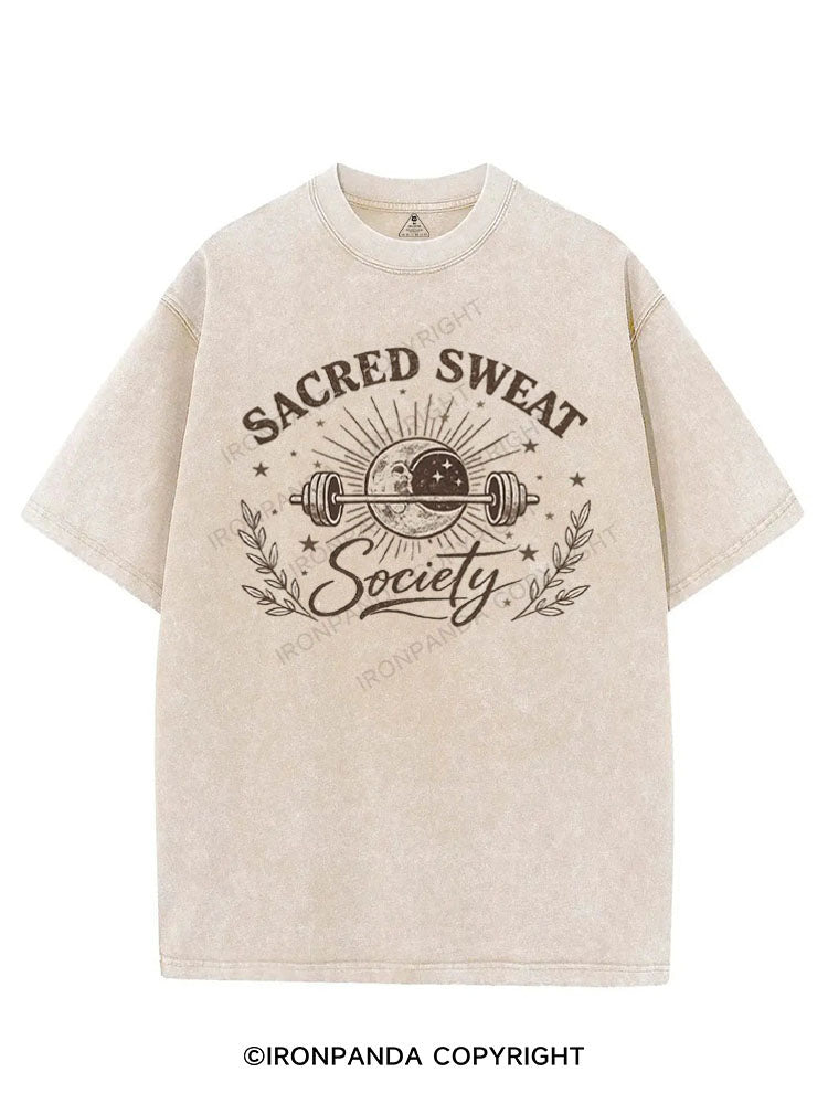 SACRED SWEAT SOCIETY VINTAGE GYM SHIRT