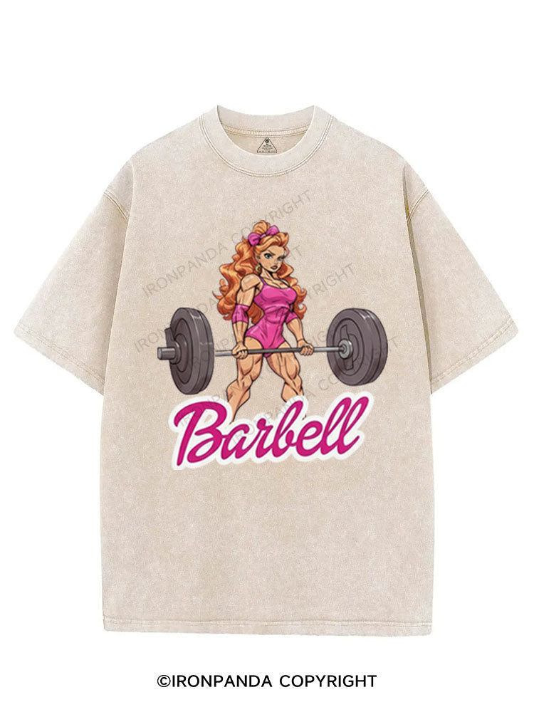 BARBELL VINTAGE GYM SHIRT