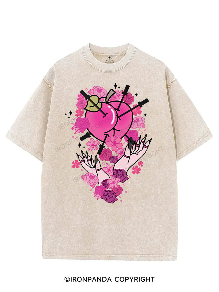 PEACHY VIBES VINTAGE GYM SHIRT