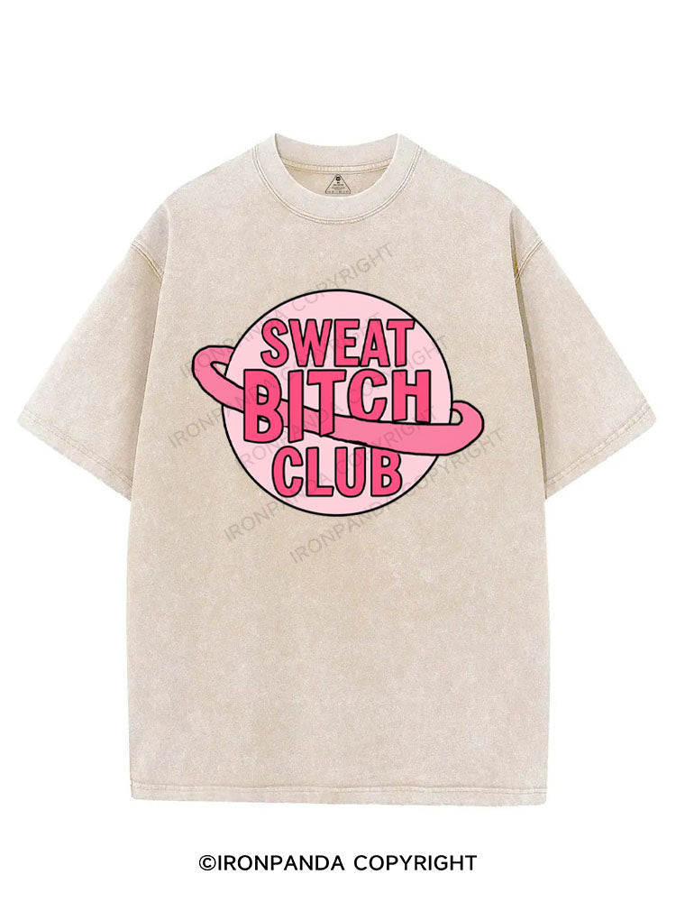 SWEAT BITCH CLUB VINTAGE GYM SHIRT