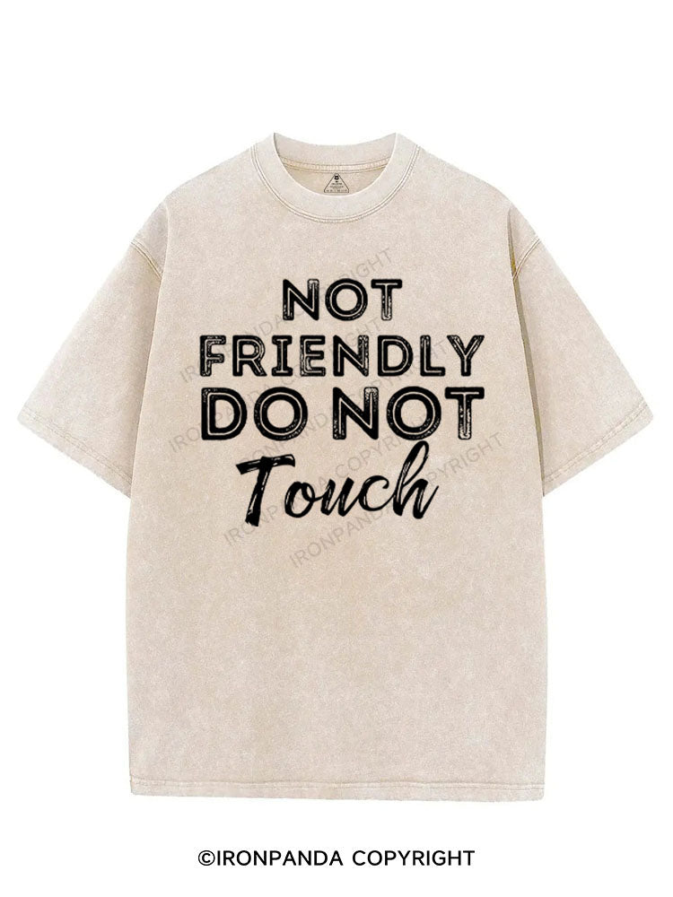 Not friendly, do not touch VINTAGE GYM SHIRT