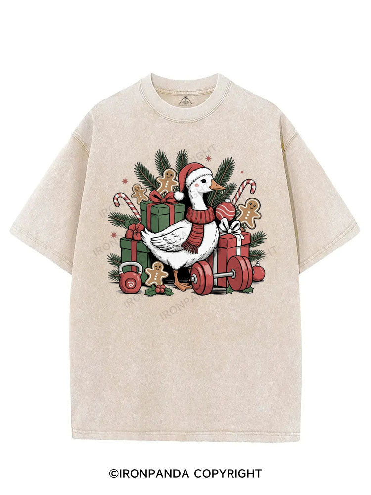GOOSE'S MERRY MUSCLE TIME VINTAGE GYM SHIRT