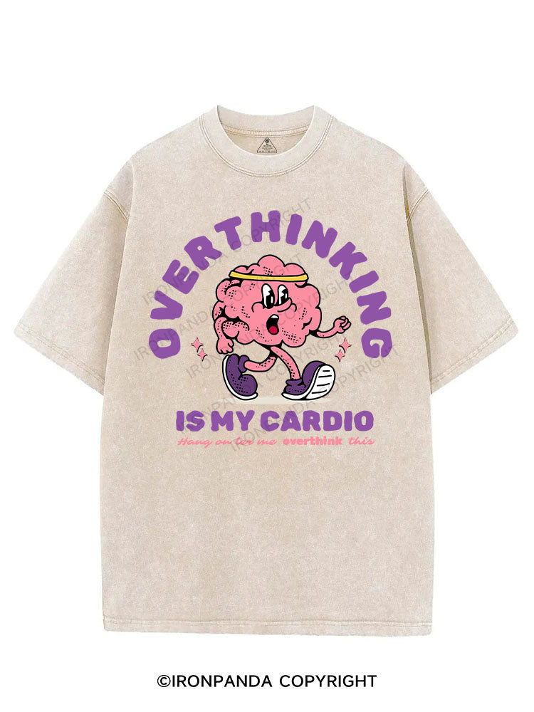 OVERTHINKING IS MY CARDIO VINTAGE GYM SHIRT