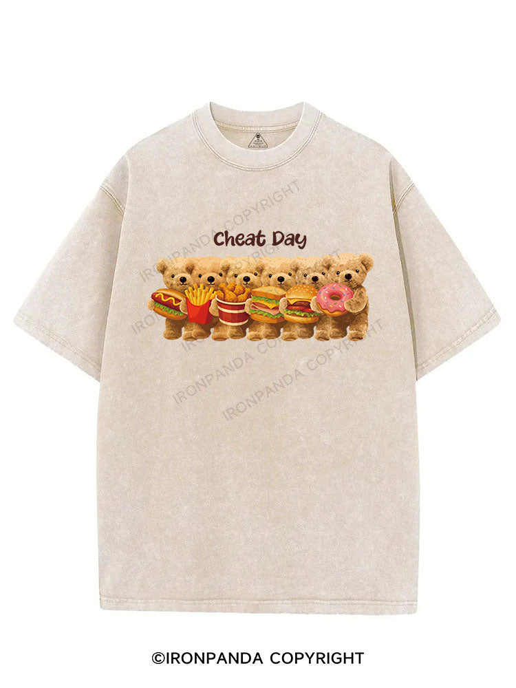 CHEAT DAY VINTAGE GYM SHIRT