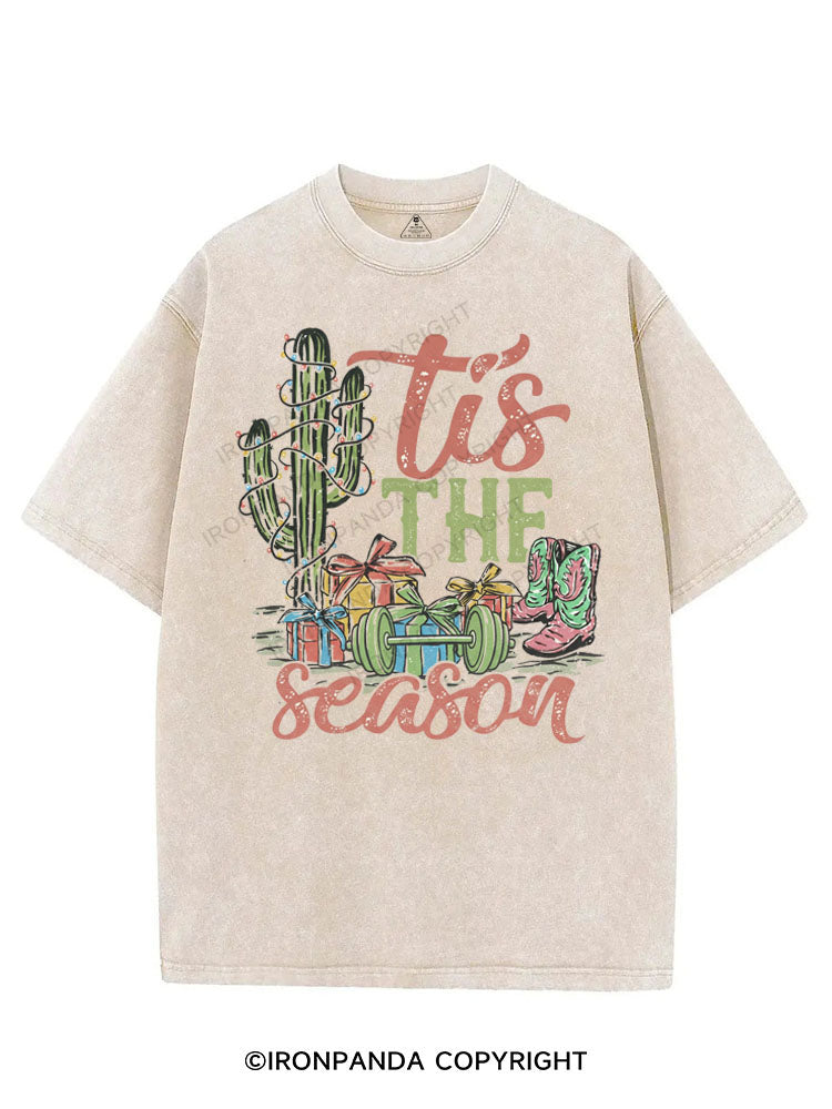 TIS THE SEASON VINTAGE GYM SHIRT