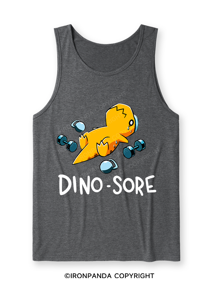 DINO SORE Ultra Soft Heather Tank
