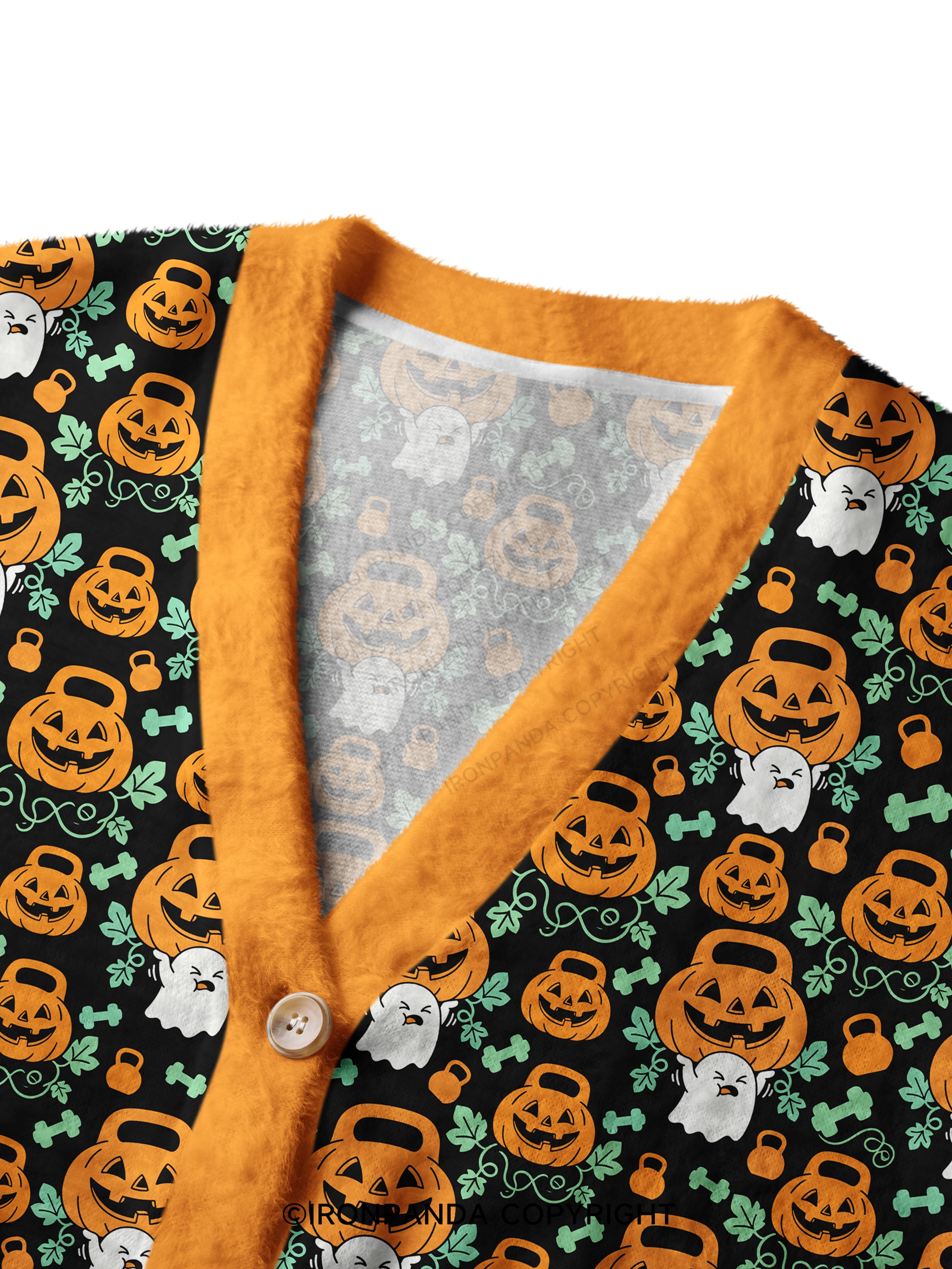 HEAVY SPOOKY Ugly Cardigan Sweater
