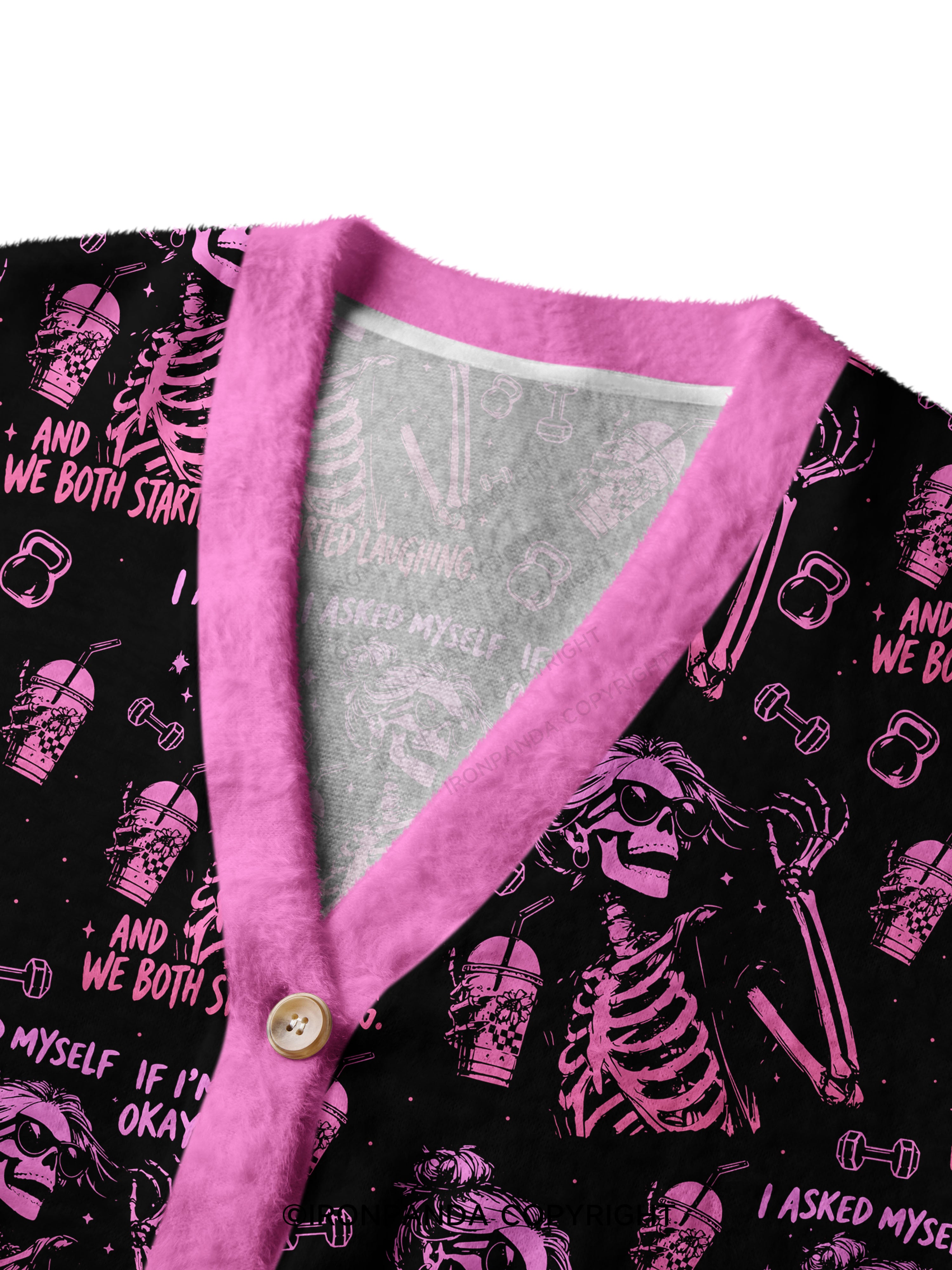 I ASKED MYSELF IF I'M OKAY AND WE BOTH STARTED LAUGHING Ugly Cardigan Sweater