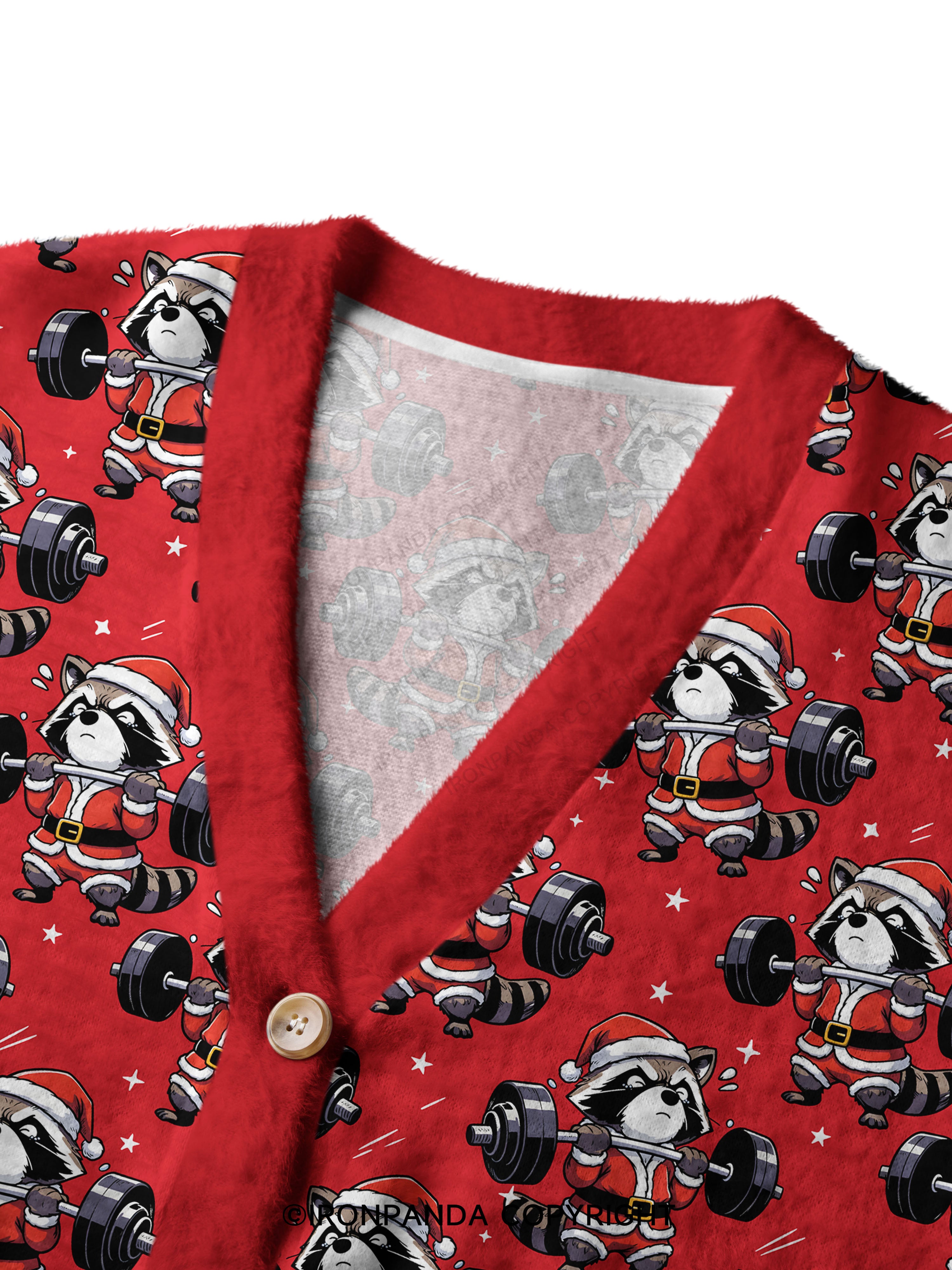KINDA FIT, SORTA JOLLY Ugly Cardigan Sweater