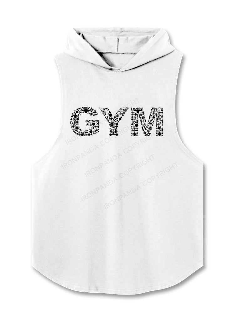 GYM Fitness Equipment Hooded Tank