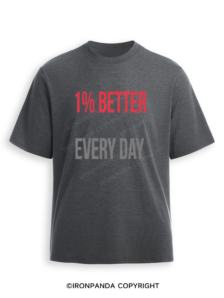 1% Better Every Day Ultra Soft Heather T-Shirt
