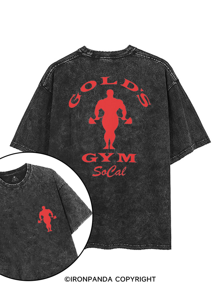 Gold's Gym Socal printed Gym Shirt