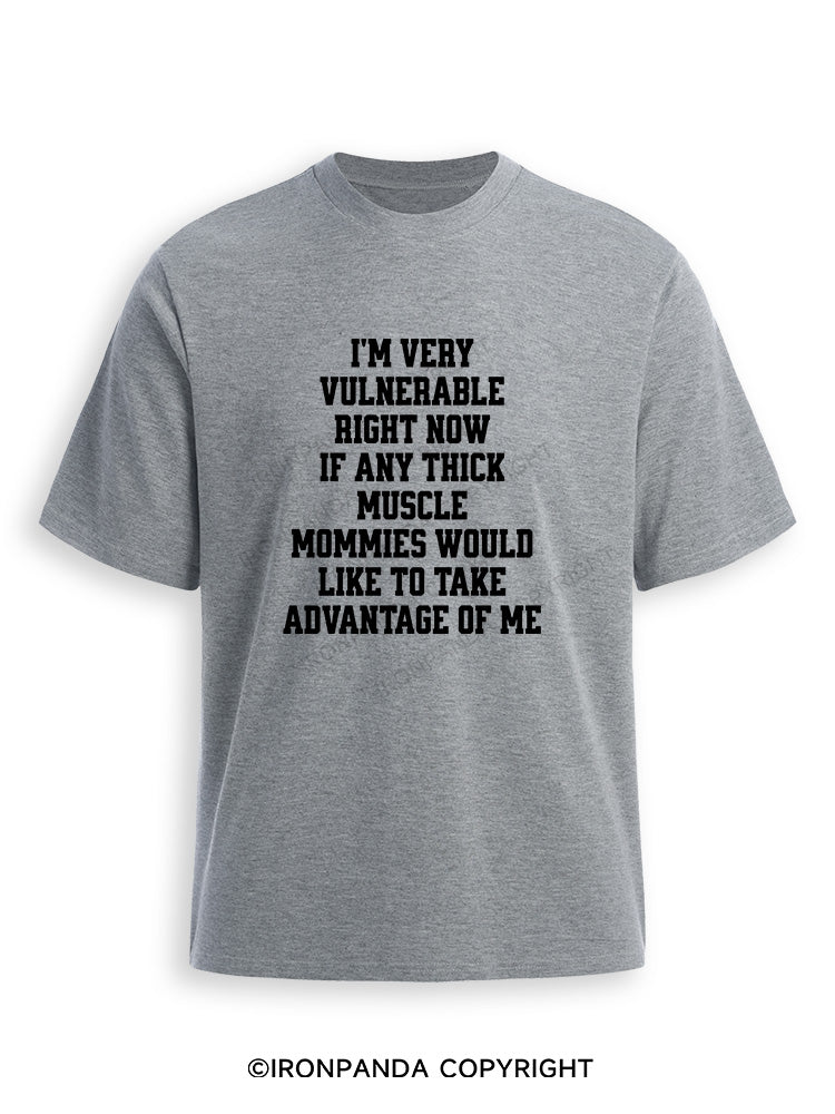 I'm very vulnerable right Ultra Soft Heather T-Shirt