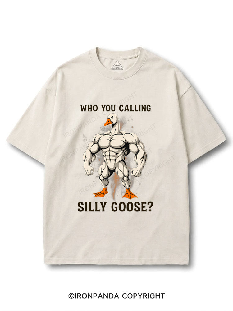 Who You Calling Silly Goose Funny COTTON PUMP COVER
