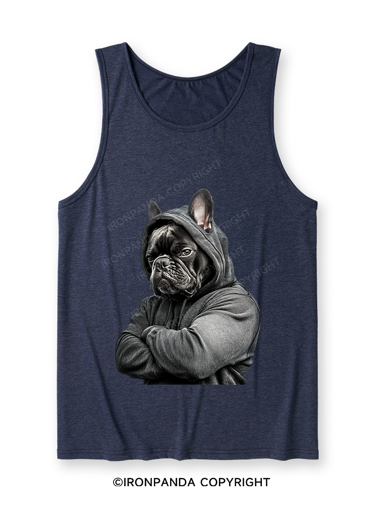 Muscular French bulldog Ultra Soft Heather Tank
