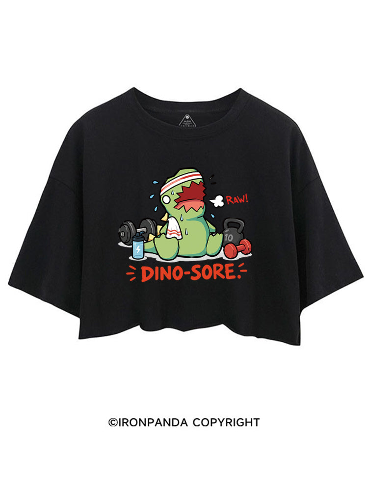 RAW! DINO-SORE CROP TOPS